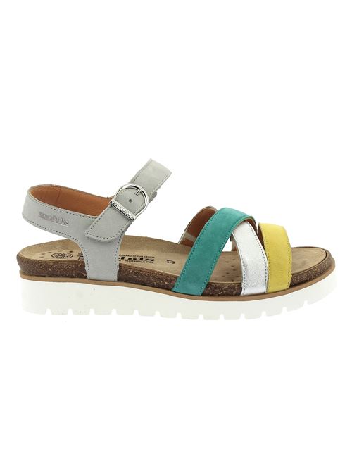 Thina sadalo da donna in camoscio e pelle multicolor MOBILS ERGONOMIC | THINA12282